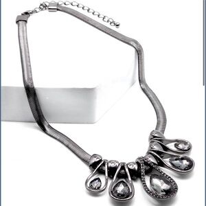 Twilight Embrace - Hematite Necklace